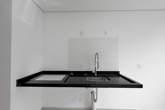 Cozinha de apartamento à venda com 1 quarto, 24m² em Belenzinho, São Paulo
