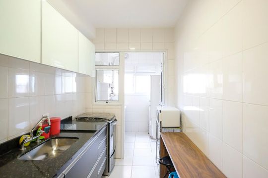 Cozinha de apartamento à venda com 2 quartos, 68m² em Centro, São Caetano do Sul