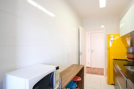 Cozinha de apartamento à venda com 2 quartos, 68m² em Centro, São Caetano do Sul