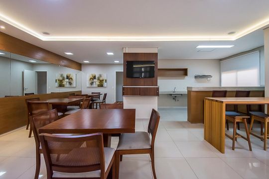 Salão de festas de apartamento à venda com 2 quartos, 68m² em Centro, São Caetano do Sul