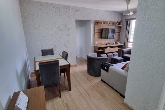 Sala de apartamento à venda com 3 quartos, 61m² em Parque Marajoara, Santo André