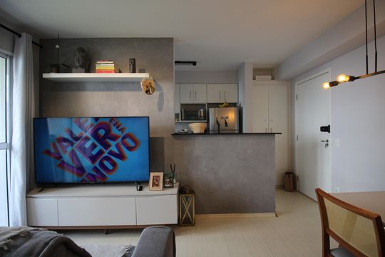 Sala de apartamento para alugar com 2 quartos, 50m² em Parque Reboucas, São Paulo