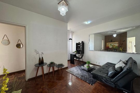 Sala de apartamento à venda com 3 quartos, 69m² em Manacás, Belo Horizonte