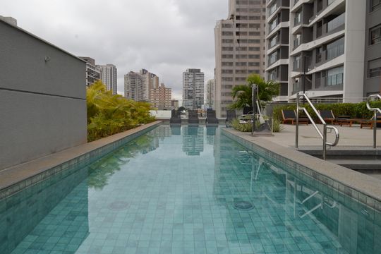 Piscina de kitnet/studio à venda com 1 quarto, 25m² em Alto do Ipiranga, São Paulo