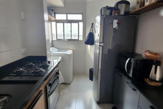Cozinha de apartamento à venda com 2 quartos, 52m² em Cidade Ademar, São Paulo