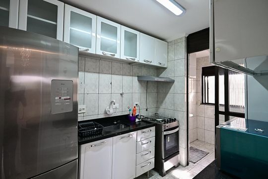 Cozinha de apartamento à venda com 3 quartos, 62m² em Jardim Ampliacao, São Paulo
