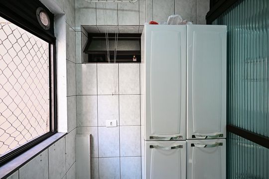 Área de Serviço  de apartamento à venda com 3 quartos, 62m² em Jardim Ampliacao, São Paulo