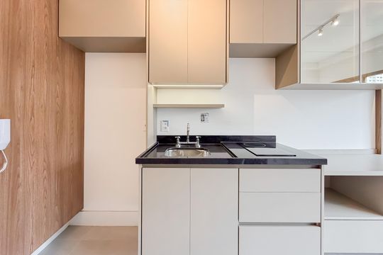 Cozinha de kitnet/studio à venda com 1 quarto, 24m² em Vila Mariana, São Paulo