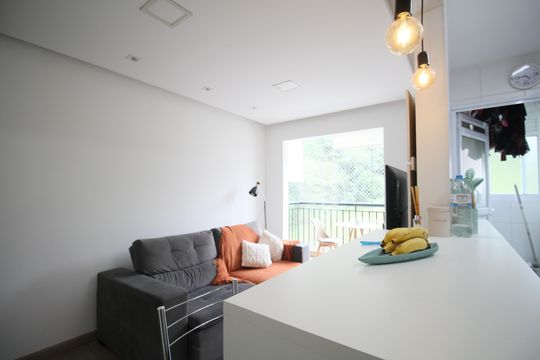 Sala de apartamento à venda com 2 quartos, 54m² em Jardim Caboré, São Paulo