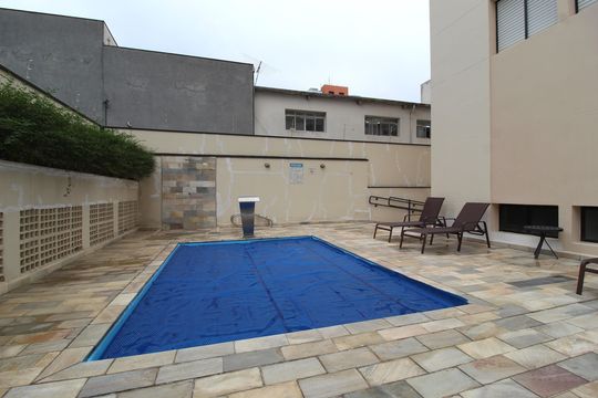 Área Comum - Piscina de apartamento para alugar com 2 quartos, 65m² em Indianópolis, São Paulo