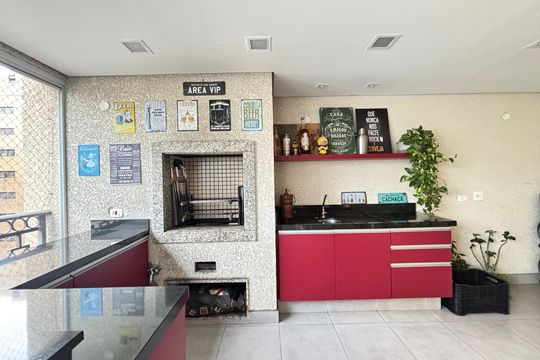 Varanda de apartamento à venda com 3 quartos, 156m² em Vila Olímpia, São Paulo