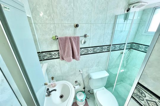 Banheiro da Suíte de apartamento à venda com 3 quartos, 87m² em Mandaqui, São Paulo