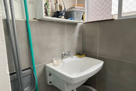 Cozinha e Área de Serviço de apartamento para alugar com 1 quarto, 66m² em Aparecida, Santos