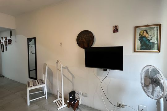 Sala de apartamento para alugar com 1 quarto, 66m² em Aparecida, Santos