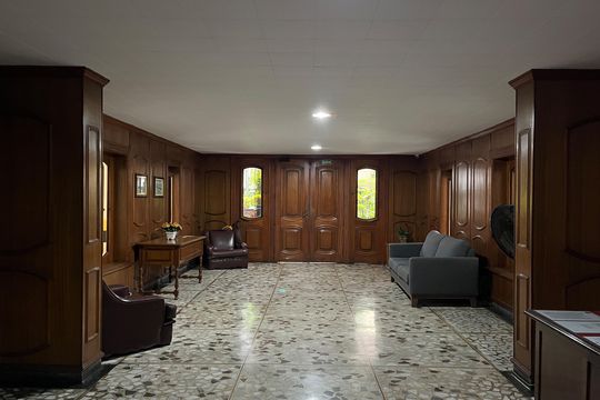 Hall de entrada de apartamento para alugar com 1 quarto, 66m² em Aparecida, Santos