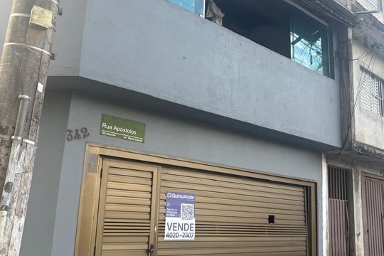 Fachada  de casa à venda com 1 quarto, 344m² em Jardim Nova Canaa, São Bernardo do Campo