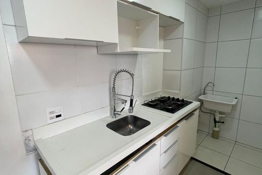 Cozinha de apartamento à venda com 2 quartos, 39m² em Parque Bristol, São Bernardo do Campo