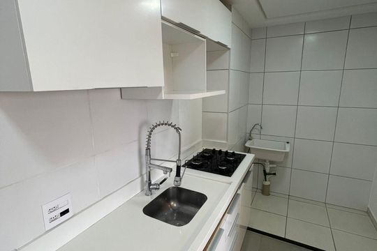 Cozinha de apartamento à venda com 2 quartos, 39m² em Parque Bristol, São Bernardo do Campo