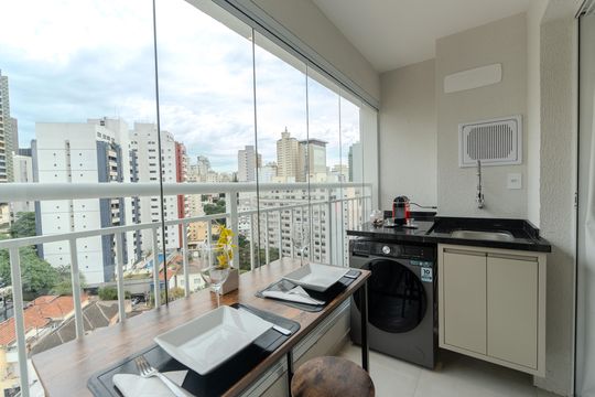 Sacada de kitnet/studio para alugar com 1 quarto, 25m² em Bela Vista, São Paulo