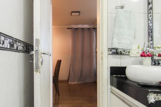 Banheiro Social de apartamento à venda com 2 quartos, 65m² em Dom Cabral, Belo Horizonte