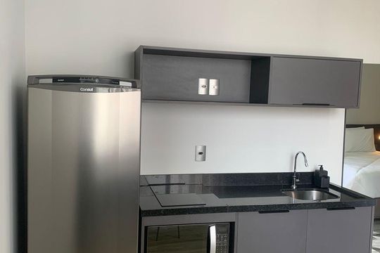 Cozinha de apartamento para alugar com 1 quarto, 40m² em Centro Histórico, Porto Alegre