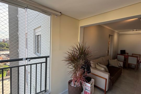 Sala - Sala de Jantar Varanda de apartamento à venda com 2 quartos, 68m² em Casa Branca, Santo André