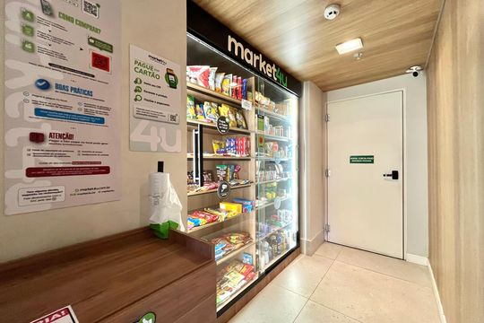 Área comum - Mercado de kitnet/studio para alugar com 1 quarto, 21m² em Vila Mariana, São Paulo