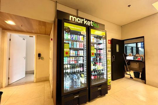 Área comum - Mercado de kitnet/studio para alugar com 1 quarto, 21m² em Vila Mariana, São Paulo