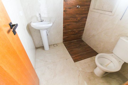 Banheiro da Suíte de casa à venda com 3 quartos, 116m² em Cidade Líder, São Paulo