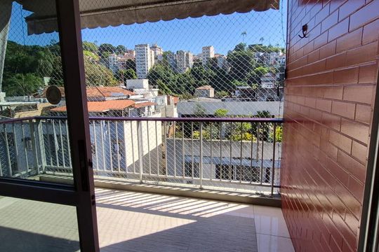 Varanda de apartamento à venda com 2 quartos, 75m² em Glória, Rio de Janeiro