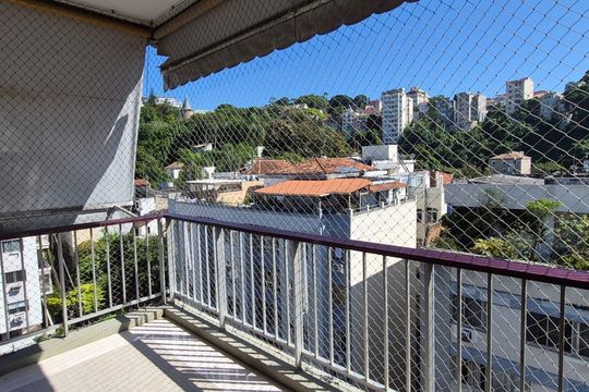Varanda de apartamento à venda com 2 quartos, 75m² em Glória, Rio de Janeiro
