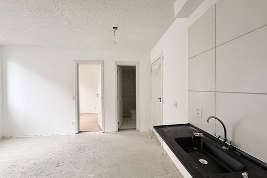 Cozinha de apartamento à venda com 2 quartos, 34m² em Vila Pirituba, São Paulo