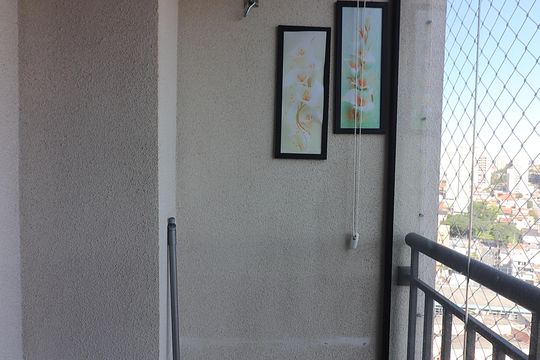 Sala Sacada  de apartamento à venda com 1 quarto, 42m² em Jardim Olavo Bilac, São Bernardo do Campo