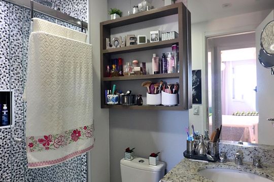 Suíte Banheiro  de apartamento à venda com 1 quarto, 42m² em Jardim Olavo Bilac, São Bernardo do Campo