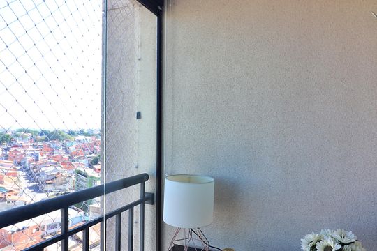 Sala Sacada de apartamento à venda com 1 quarto, 42m² em Jardim Olavo Bilac, São Bernardo do Campo