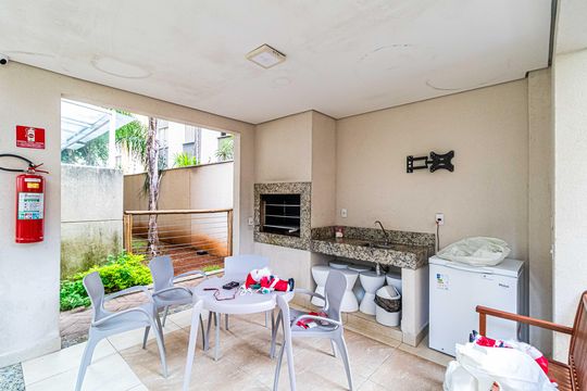 Área comum - Churrasqueira de apartamento para alugar com 1 quarto, 30m² em Ferreira, São Paulo