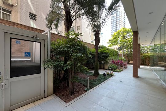 Área comum de apartamento para alugar com 1 quarto, 45m² em Gonzaga, Santos