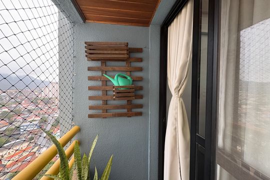 Varanda da Sala de apartamento à venda com 3 quartos, 77m² em Vila Pirituba, São Paulo