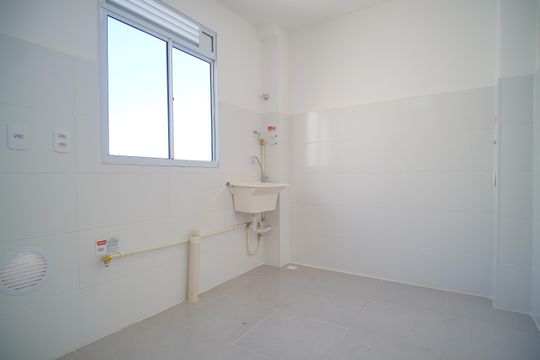 Cozinha de apartamento à venda com 2 quartos, 51m² em Santos Dumont, São Leopoldo