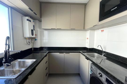 Cozinha de apartamento à venda com 2 quartos, 51m² em Santos Dumont, São Leopoldo