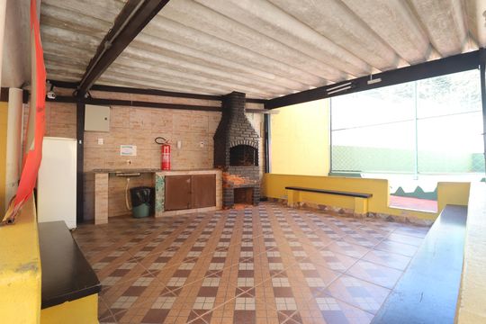 Área comum - Churrasqueira de apartamento à venda com 2 quartos, 56m² em Parque Oratório, Santo André