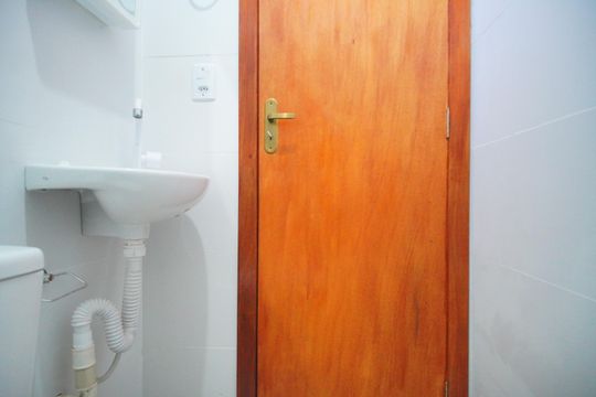 Banheiro de apartamento para alugar com 1 quarto, 22m² em Paraíso, Sapucaia do Sul