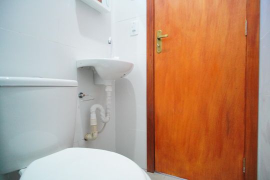 Banheiro de apartamento para alugar com 1 quarto, 22m² em Paraíso, Sapucaia do Sul
