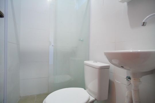 Banheiro de apartamento para alugar com 1 quarto, 22m² em Paraíso, Sapucaia do Sul