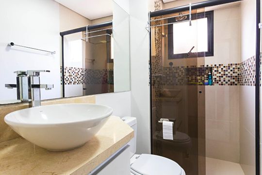 Banheiro de apartamento para alugar com 3 quartos, 110m² em Vila Mariana, São Paulo