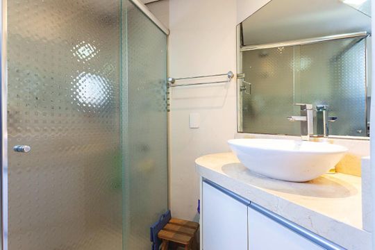 Banheiro de apartamento para alugar com 3 quartos, 110m² em Vila Mariana, São Paulo