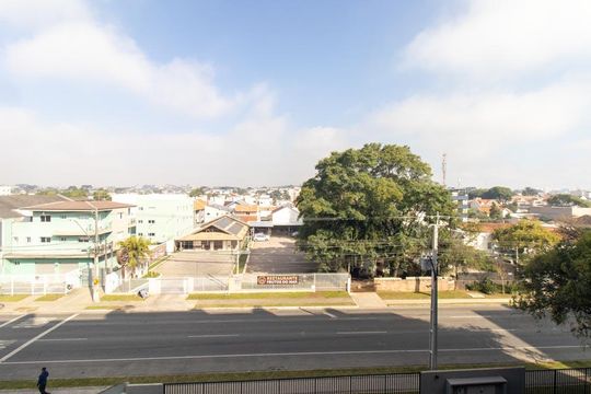 Vista da Varanda gourmet de apartamento à venda com 3 quartos, 54m² em Hauer, Curitiba
