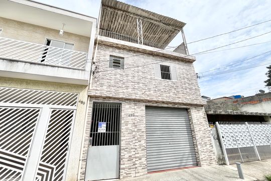 Fachada/Placa de casa para alugar com 1 quarto, 60m² em Lauzane Paulista, São Paulo