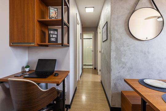Corredor de apartamento à venda com 2 quartos, 35m² em Brás, São Paulo