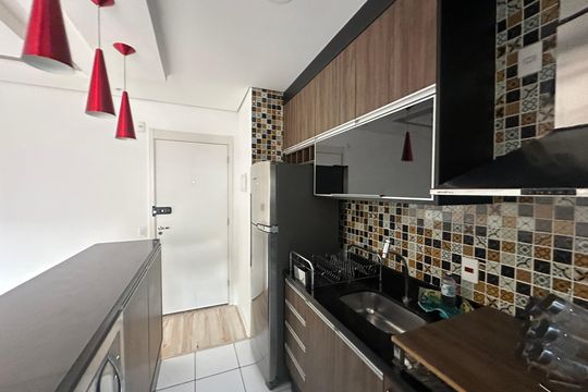Cozinha de apartamento para alugar com 2 quartos, 51m² em Centro, Barueri